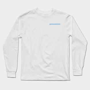 Pitadoingthings Signature Baby Blue (chest logo) Long Sleeve T-Shirt